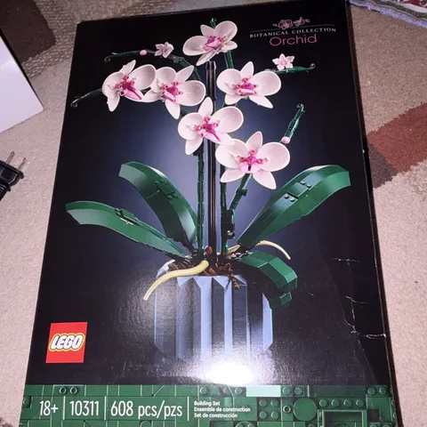 LEGO Icons 10311 Orchid 608 pcs Box, Instructions, Separator