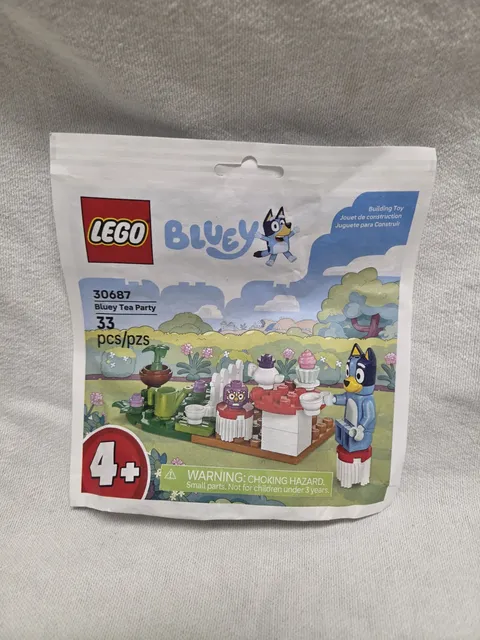 LEGO® Bluey Tea Party Building Set 30687 Poly Bag 33 Pieces