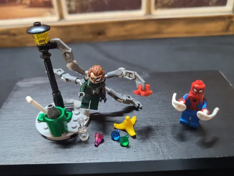 Lego Doc Ock miniFigure (full Venom)  w/ accessories super heroes And Spiderman