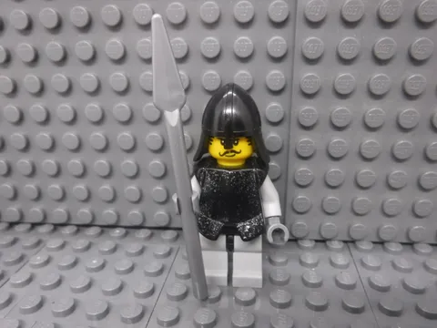 Lego Castle Knights Kingdom I Knight Minifigure W Armor cas304 for set 10176