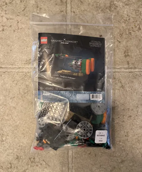 LEGO 6556842 Star Wars | GASGANO'S PODRACER | Walmart Exclusive GWP