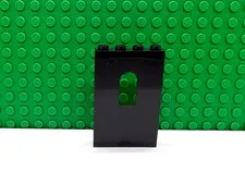 Lego 1 Black 1x4x5 Wall Panel with Arched Window NEW