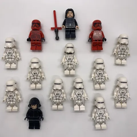 LEGO Star Wars Minifigures LOT Kylo Ren First Order Stormtroopers Sith Trooper