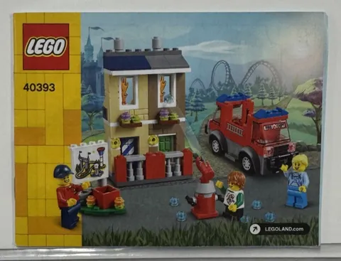 LEGO LEGOLAND LEGOLAND Fire Academy Exclusive 40393 Instruction Manual ONLY Reti