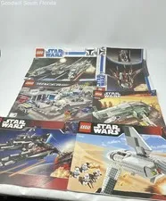 Lot Of 6 Pieces Lego Star Wars Mixed Variety Instruction Manuals Booklets