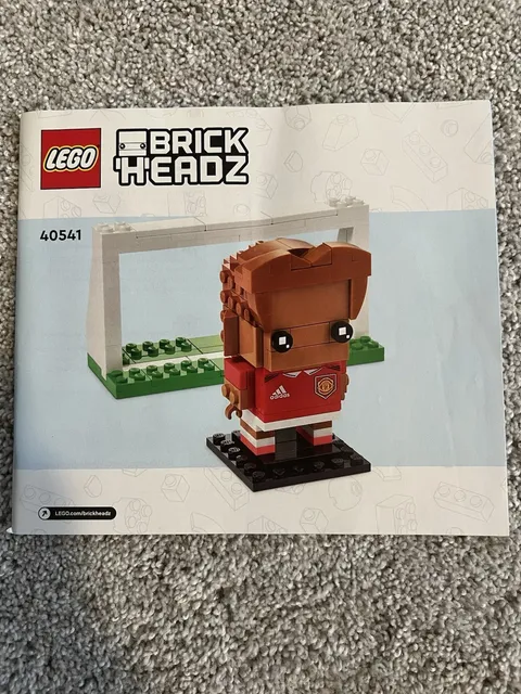 LEGO® BrickHeadz 40541 Manchester United Go Brick Me Instruction Manual Only.