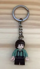 LEGO The Lord of The Rings Keychain with Minifigure - Frodo Baggins GUC