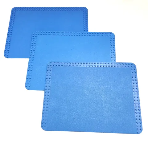 LEGO Blue Baseplate 24 x 32 with Studs on Edges Part 785 Homemaker Sets Lot of 3