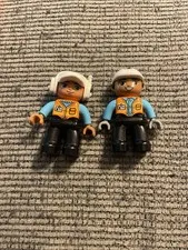 Lego Duplo Action Figures Construction Worker Boys Lot of 2 Replacement Toys C1