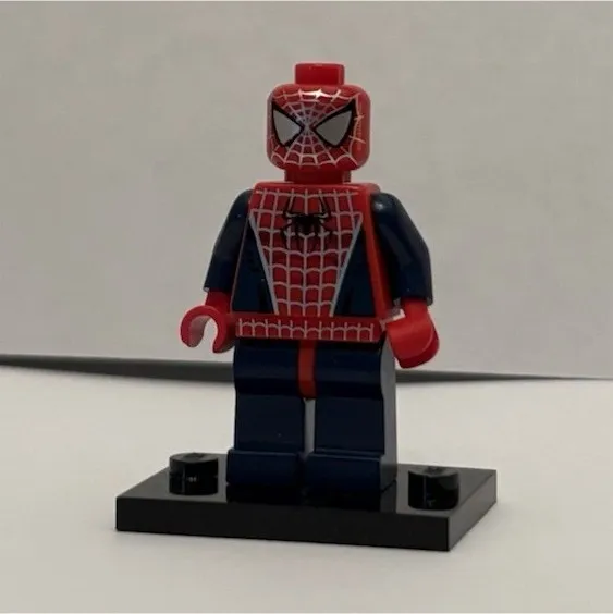 LEGO Spider-Man Minifigure Red & Blue Suit Old