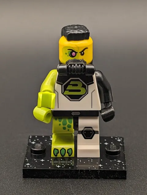 LEGO Minifigure 71046 Series 26 Space Blacktron Mutant CMF Used