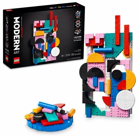 LEGO Art Modern Art 31210 Set 805 Pieces 18+ Brick Separator Included