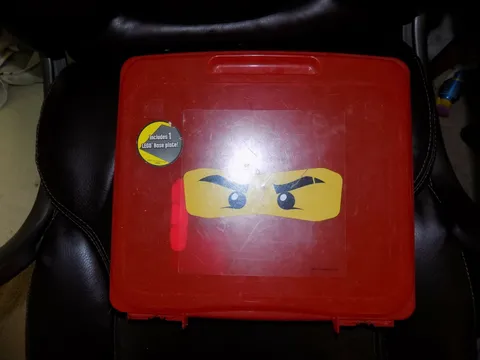 Lego Ninjago Red Project Storage Case Tote Box # 499136 USED HTF