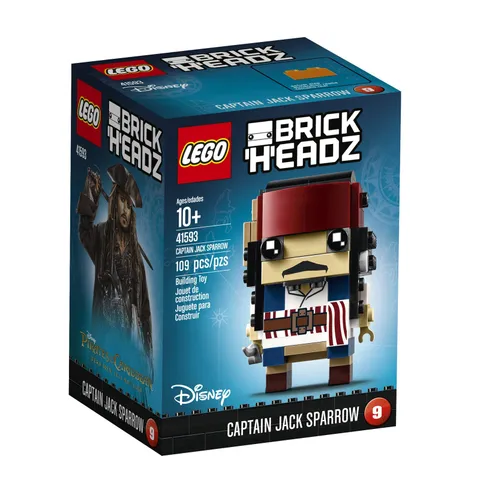 Lego 41593 Brickheads Captain Jack Sparrow Disney Pirates of the Caribbean: The