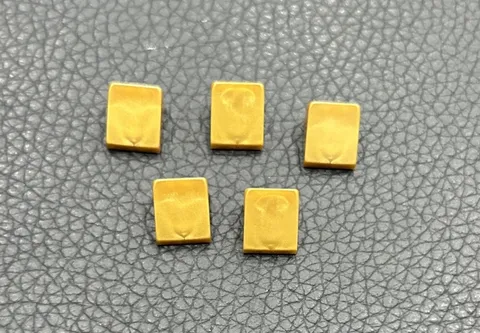 Lego 1x1x2/3 Pearl Gold Slope Piece Bulk Lot 5 Part #54200