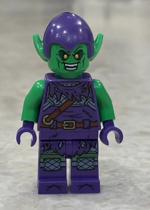 Lego Spider-Man Green Goblin Minifigure sh0695 Marvel Super Heroes