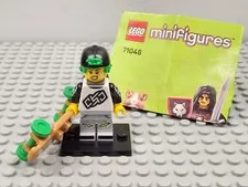 LEGO Longboarder (col455) CMF Series 27 Skateboard Minifigure 71048 ~ NEW