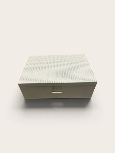 LEGO IKEA BYGGLEK 103.542.08 LARGE BOX W/ LID 35cmX26cmX12cm  13 3/4"x10"X1 1/4"