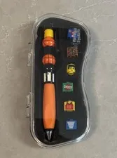 Lego Writing System Basketball 12 Blocks Pen Writes Blue Ink Case Vintage 2001