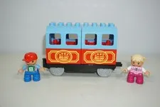 Lego Duplo Passenger Car For Motorized My First Train Set With Kid Figures