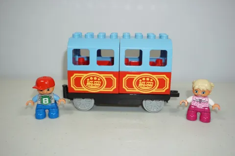 Lego Duplo Passenger Car For Motorized My First Train Set With Kid Figures