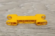 Lego 50898 Bright Light Orange Technic Axle and Pin Connector 2x7 2 Ball Sockets