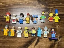 Lego Minifigure 15 Lot +  Simpsons, Mask, Breaking Bad Character Figures
