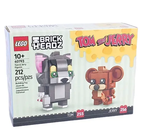 LEGO® BRICKHEADZ Tom & Jerry Figures  212 Piece Building Set 40793