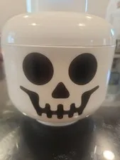 LEGO Storage Head Small Skeleton Skull Container Halloween New