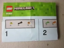 Lego 853610 Minecraft Building Instructions Instruction