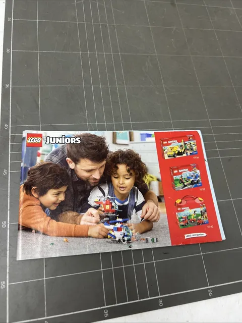 VINTAGE TOY LEGO MANUAL INSTRUCTIONS BOOKLET ART JUNIORS