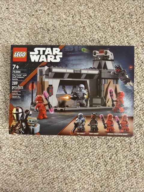 LEGO Star Wars 75386 Paz Vizsla & Moff Gideon Battle Mandalorian Set NEW SEALED