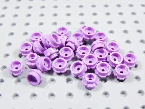 LEGO Lot of 30 Lavender Purple 1x1 Flowers Plants Minifig BJ
