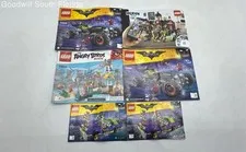 Lot Of 6 Pcs Assorted Lego Large Print Mixed Instruction Manuals For Age 3+