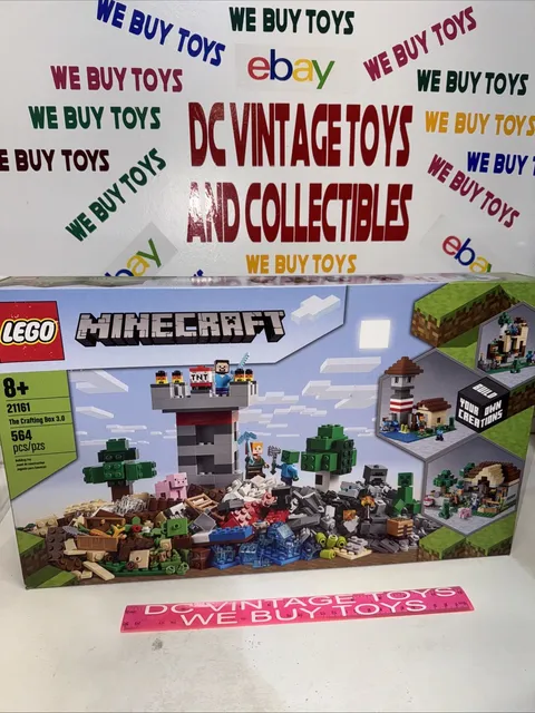 LEGO Minecraft: The Crafting Box 3.0 (21161) *New and Sealed* Free Shipping 🔥