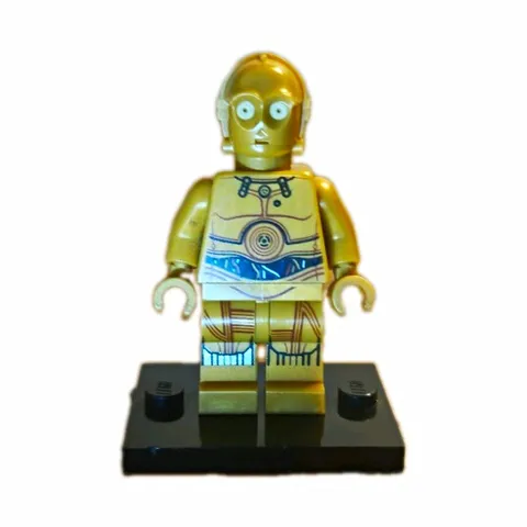 LEGO Star Wars C-3PO Gold Minifigure Plastic Droid Figure