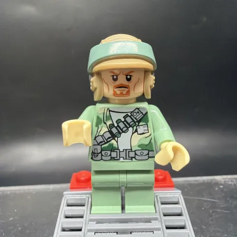 Lego Endor Rebel Trooper Minifigure Sand Green Star Wars 75023 sw0507
