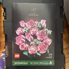 LEGO 10374 Botanicals (Bouquet Of Pink Roses 789 Pieces. SEALED BOX 