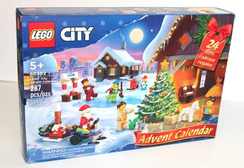 LEGO 60352 City (2022) Advent Calendar Building Set 287 Pieces NEW