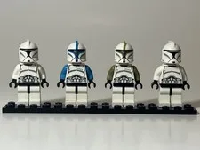 LEGO Star Wars Episode II Clone Trooper Minifigs Lot of 4 sw0502 sw0442 sw0438
