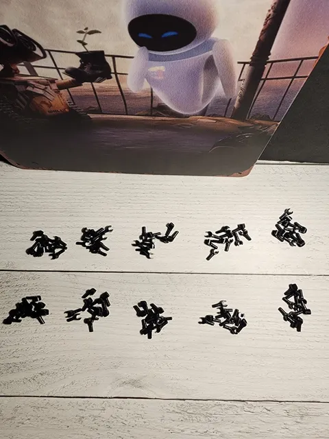 Lego Lot of 100 Black colored mini figure hands New Condition Replacement 