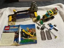 RARE VINTAGE 1990s Lego Set "Amazon Crossing" with original manual!