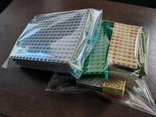 Authentic Mixed Color LEGO Plate Lot - Cleaned