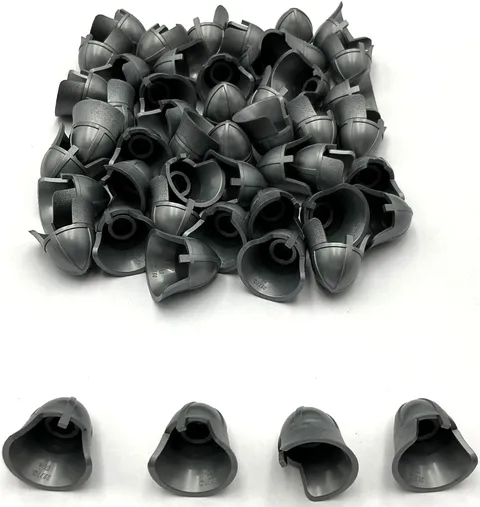 Lego 50 New Flat Silver Minifigure Headgear Helmet Castle Nasal Helmet Parts