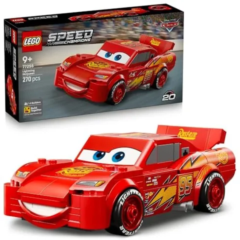 LEGO Speed Champions Lightning McQueen 77255 Cars Toy  Age 13+ Collectors
