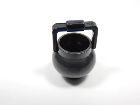 LEGO Dark Pearl Gray Cauldron Pot w/ Black Handle Accessory Minifig Q7