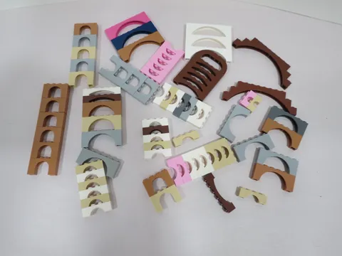 LEGO BULK LOT  OF 75 +ARCHES MULTIPLE COLORS  CASTLE ARCH