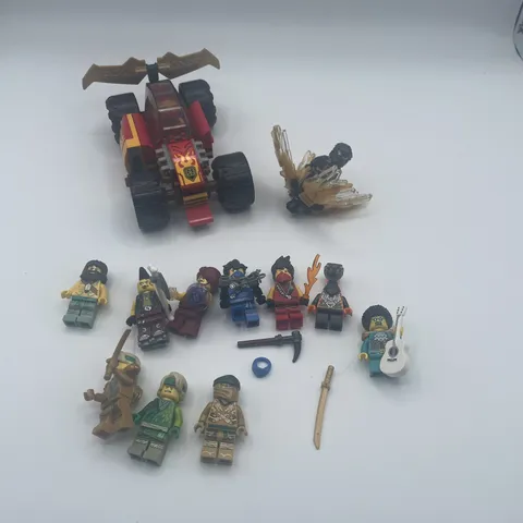LEGO NINJAGO Minifigure Lot of 12 Assorted Figures With Various Accessories!