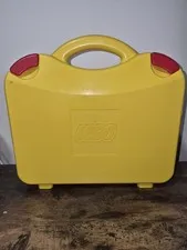 Yellow Lego Carrying Case With 4 Moveable Dividers