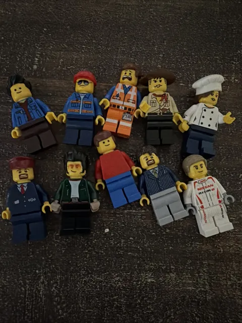 LEGO Lot of 10 Minifigures City Town People